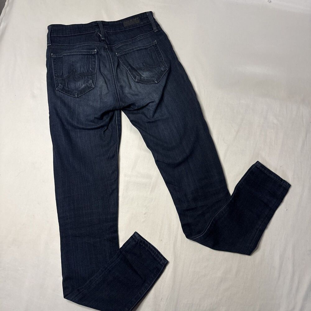 AG Adriano Goldschmied The Farrah High Rise Skinny Jeans Size 25R | Dark Wash - Picture 8 of 8